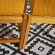 Paire de chaises en bois clair, assise et dossier post formé