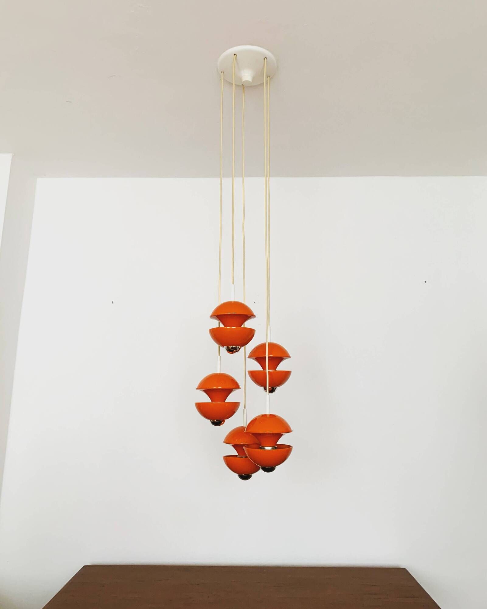 1970s cascading lamp by Klaus Hempel for Kaiser Leuchten
