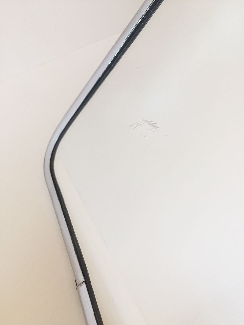 Old barber's mirror 15x20cm