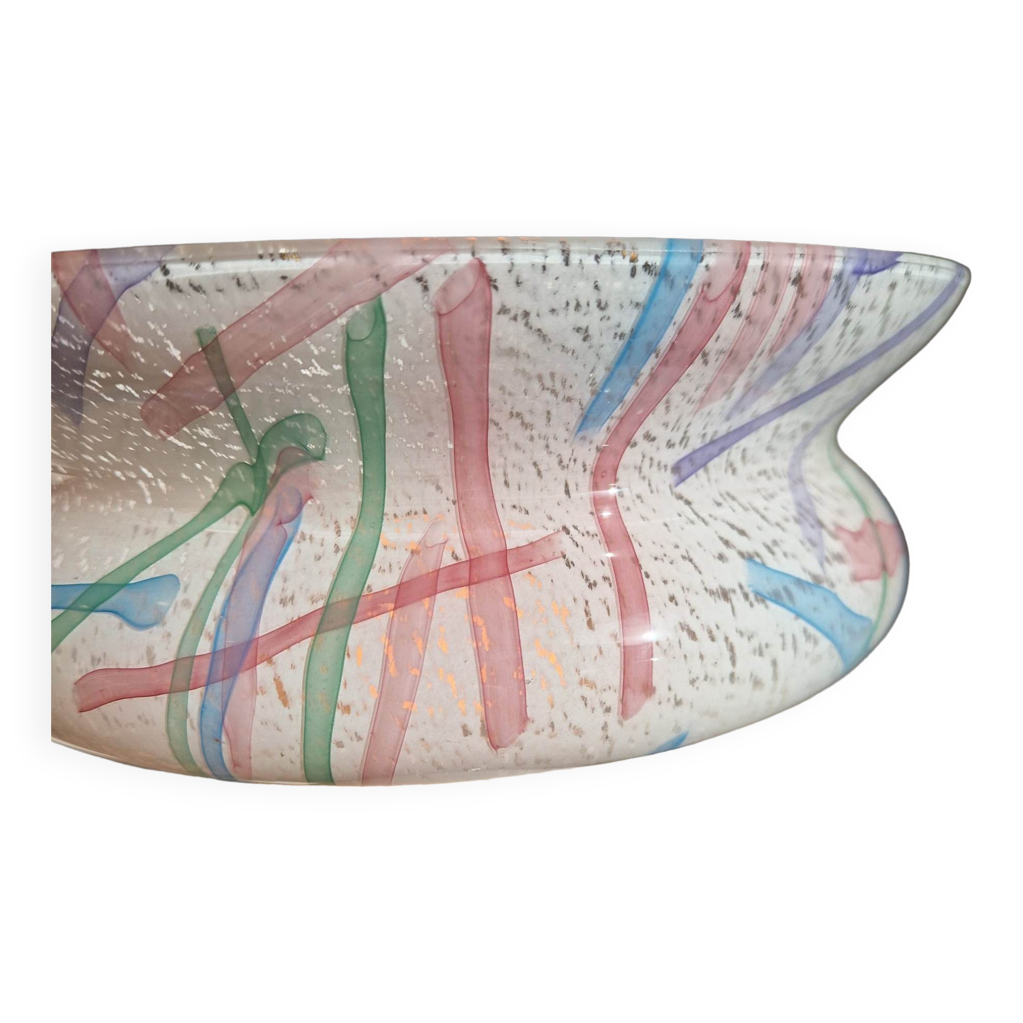 Italian lamp in Murano glass to table