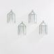 Set of 4 Jean Perzel wall lights in cut glass from Saint Gobain circa 1930
