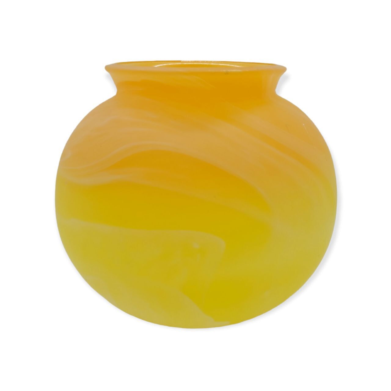 Orange yellow ball vase Ambiente 70s
