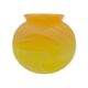 Orange yellow ball vase Ambiente 70s