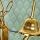 Italian chandelier ear of wheat 5 fires 1960