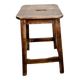 Old vintage handcrafted kitchen stool