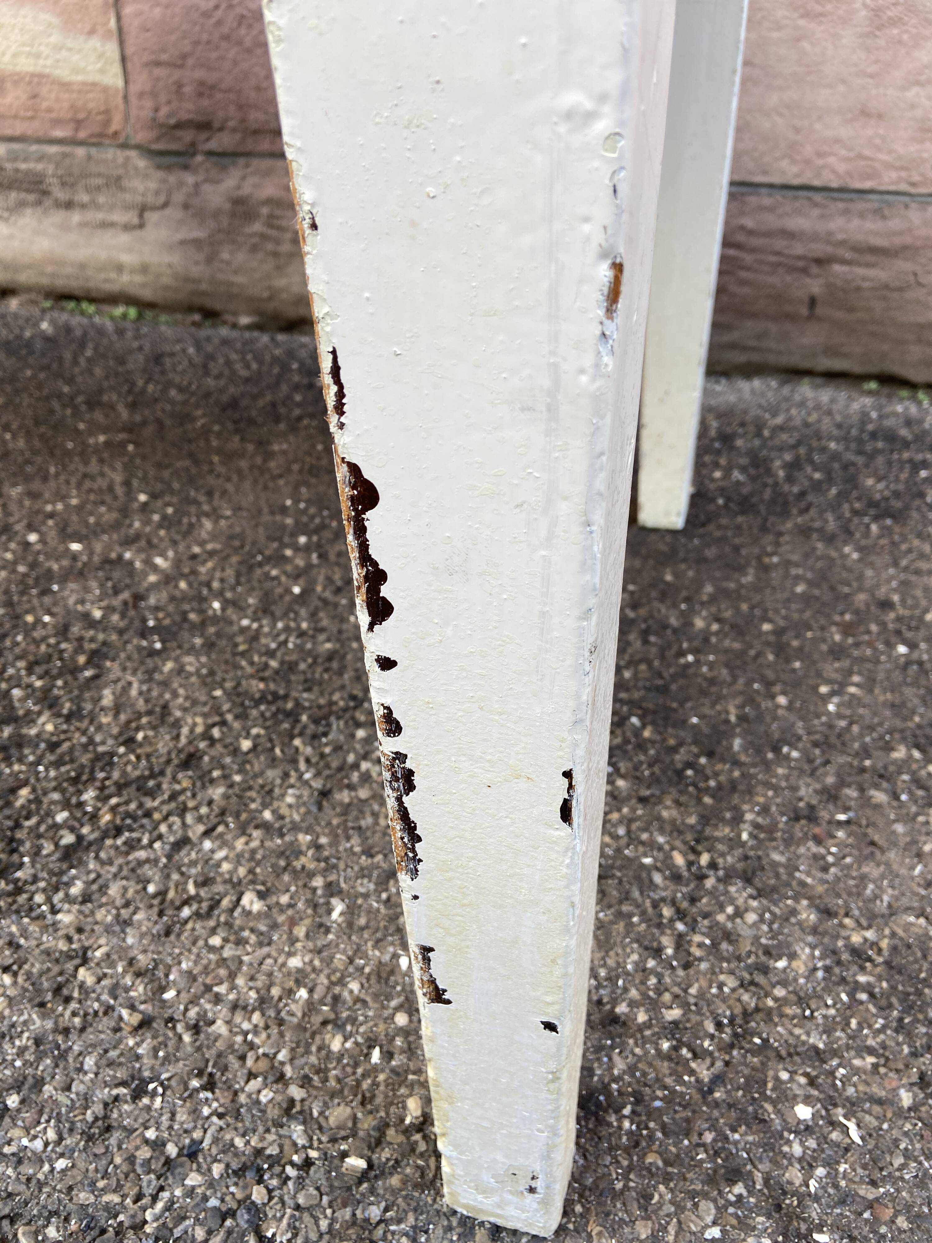 Kitchen table in formica & wood 50s