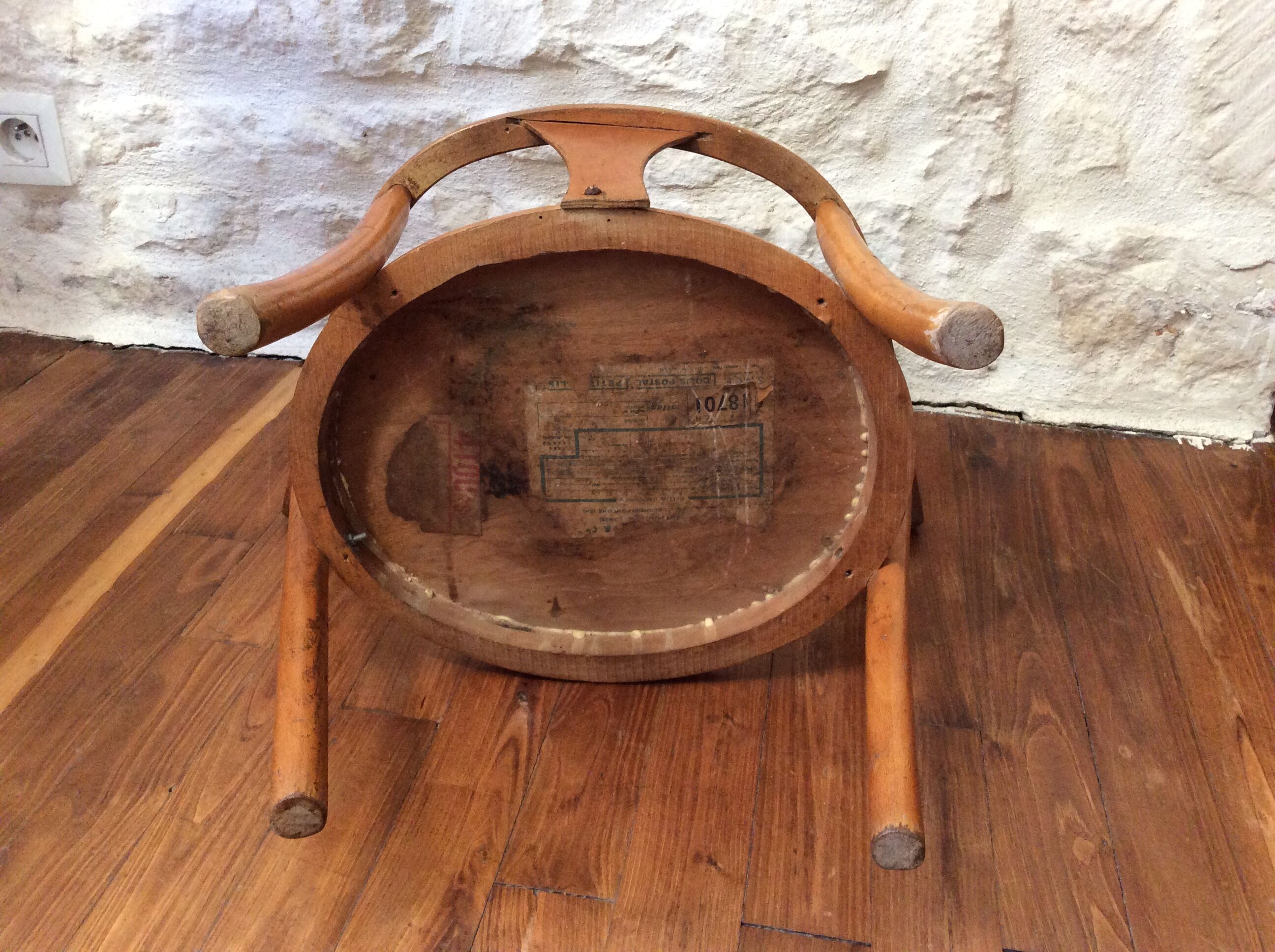 Wooden armchair
