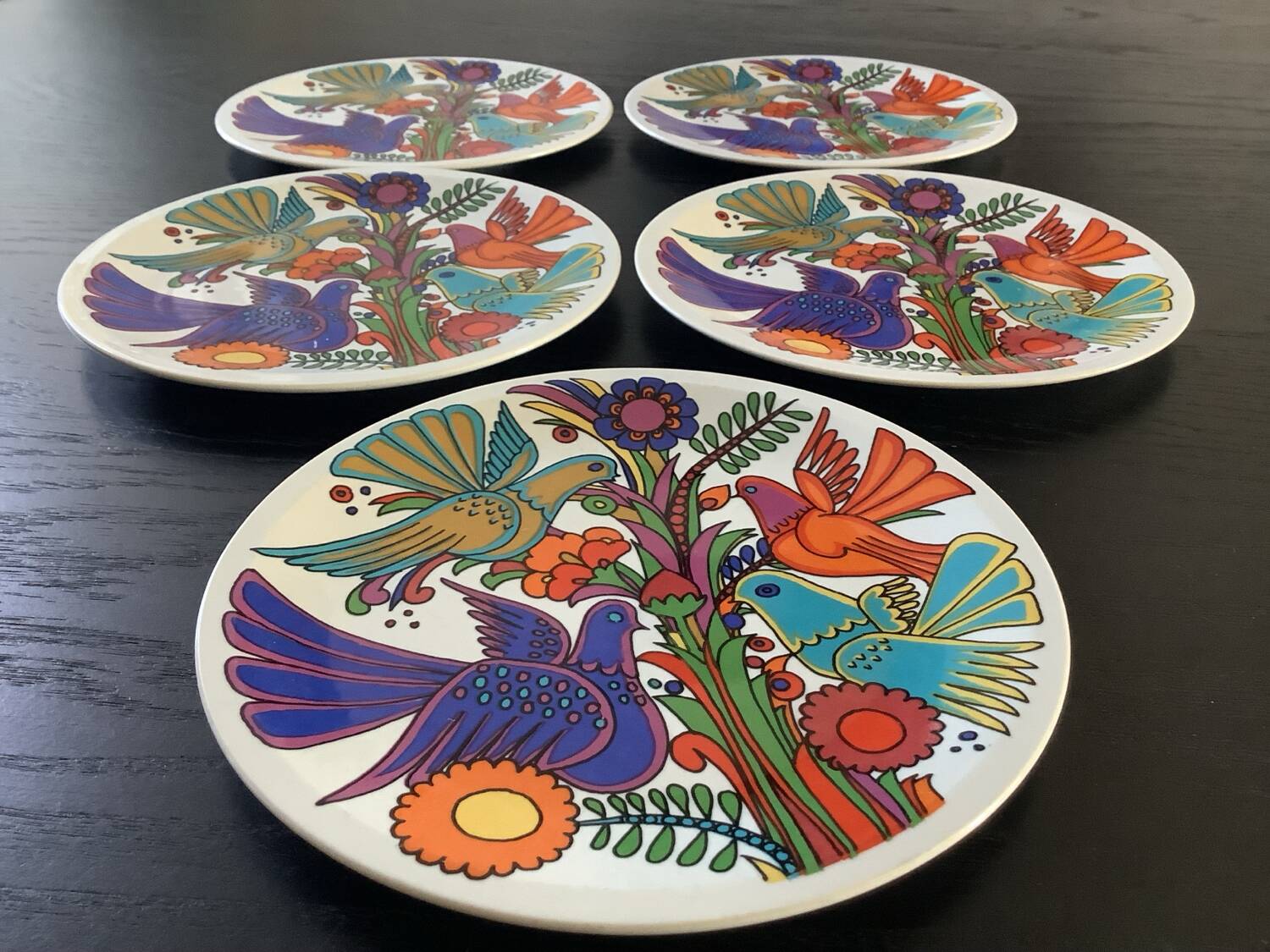 Set of 5 Acapulco plates by Villeroy & Boch