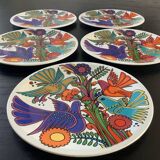 Set of 5 Acapulco plates by Villeroy & Boch