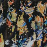 Abstract painting Daniel Bohbot vintage