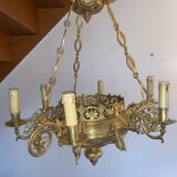 Lustre néo gotique violet le duc