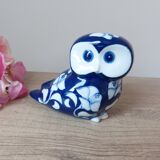 Owl Statuette Villeroy and Boch Gallo – Vintage Cobalt Blue Porcelain