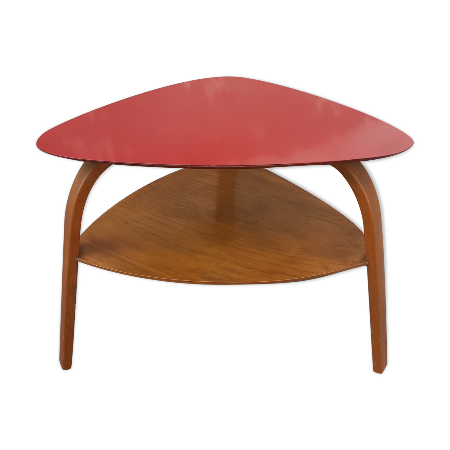 Table basse design Steiner modèle Bow Wood