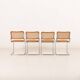 Vintage Italian Cesca chairs 1970s
