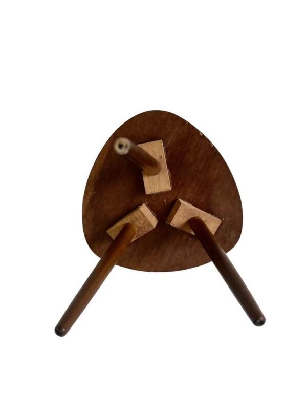 TABLE D'APPOINT VINTAGE / TABLE VÉGÉTALE / MINI TABLE TRÉPIED