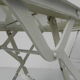 Industrial side table, hospital bed