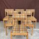 Table + 6 chaises baumann vintage 1970