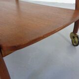 Danish Organic Teak Tea Cart, 1960s