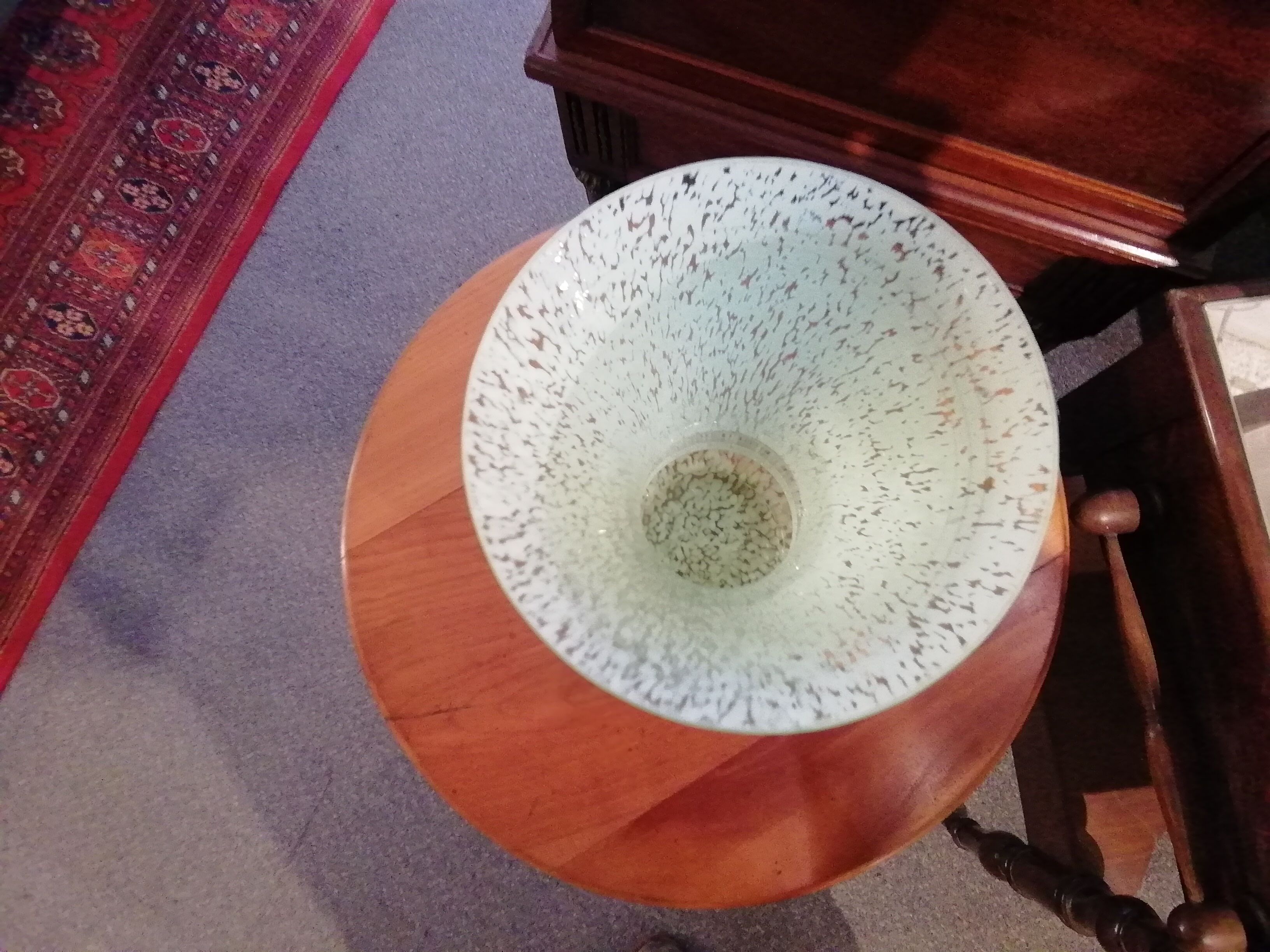 Glass vase 1950