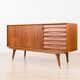 Enfilade Sven Andersen en teck, design scandinave, milieu du siècle moderne, 1