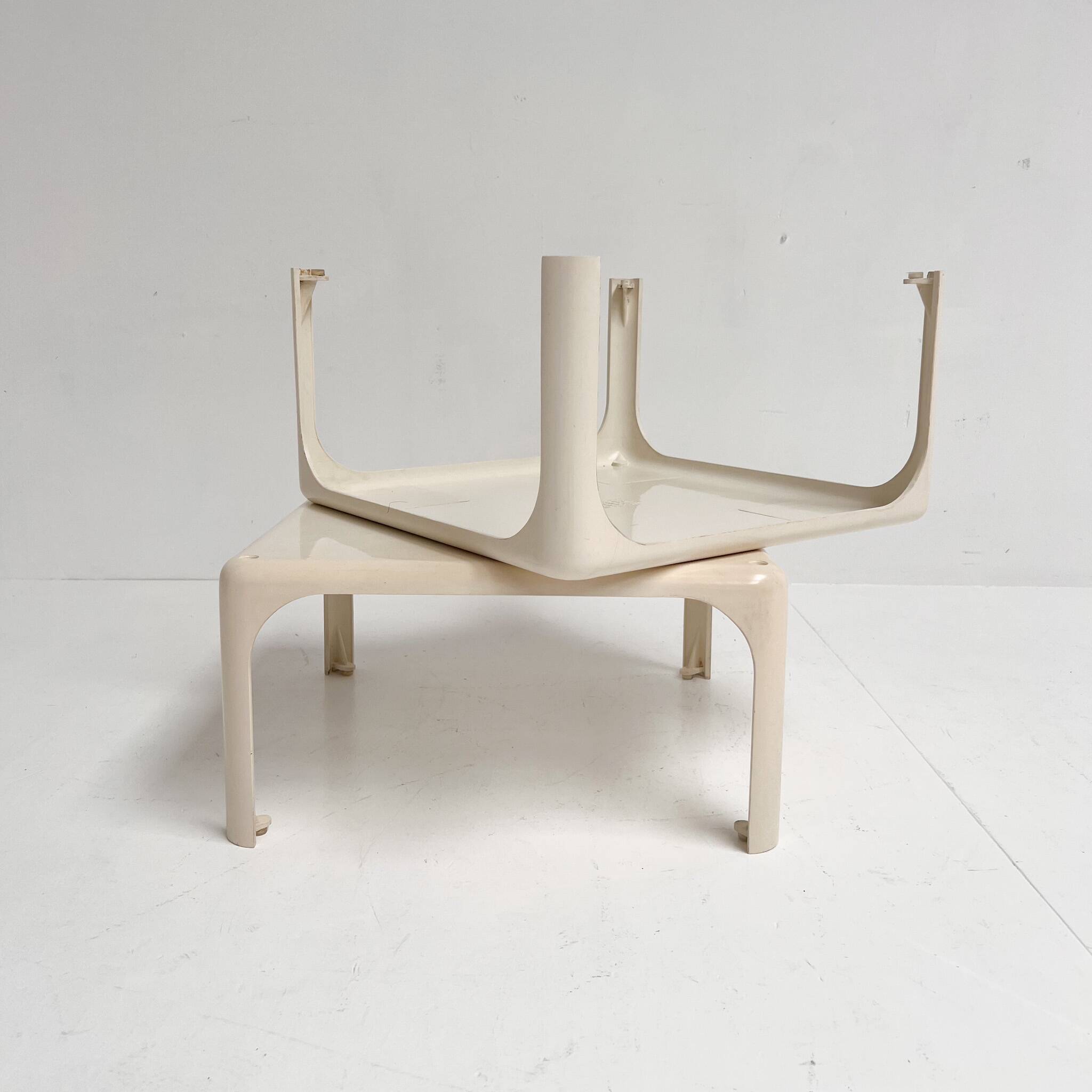 2 side tables Artemide Demetrio 45 by Vico Magistretti, 1960s