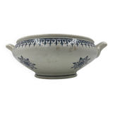 Vegetable dish, salad bowl, soup tureen, ceramic from Saint Amand.