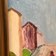 Original Swedish Oil on Panel – “Street Scene” by U. Ekshard – Signed – Dated 1971 – Vintage & Framed