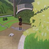 The Girl in the Garden, contemporary art