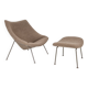 Oyster Chair with Ottoman by Pierre Paulin for Artifort, 1960s