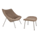 Oyster Chair with Ottoman by Pierre Paulin for Artifort, 1960s