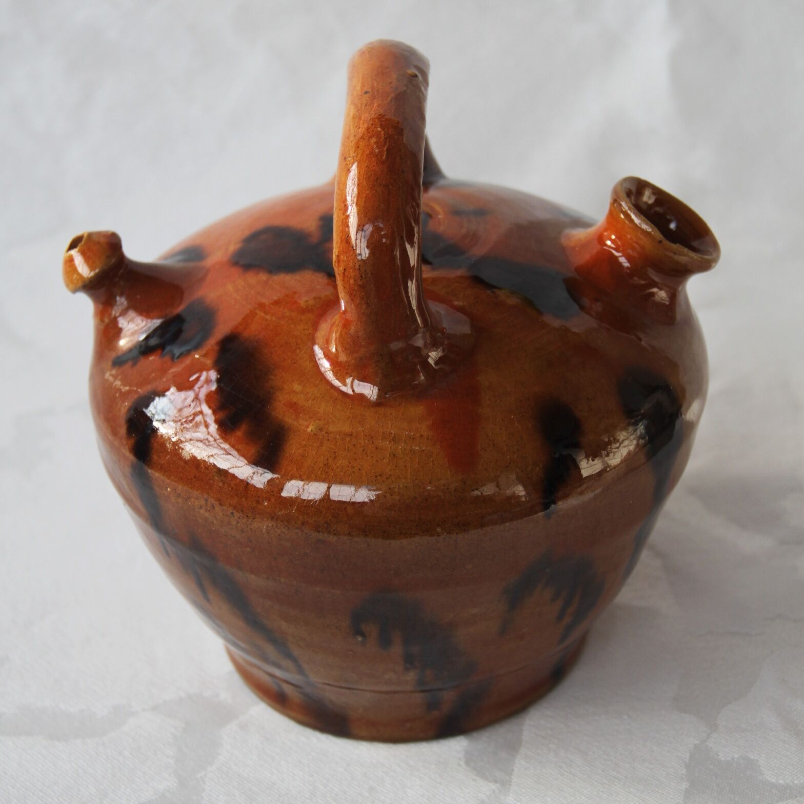 Leopard verded sandstone jar