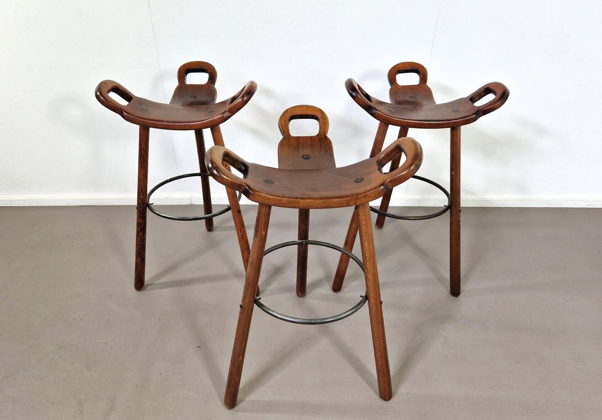 Tabourets de bar 'Marbella' espagnols | Années 1960
