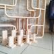 Mid-Century Czech Wall or Room Divider by Ludvik Volak for Drevopodnik Holesov, 1960s, Set of 2