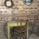 Table in light green patinated fir 1970