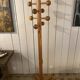 1970s pine coat rack, Scandinavian design