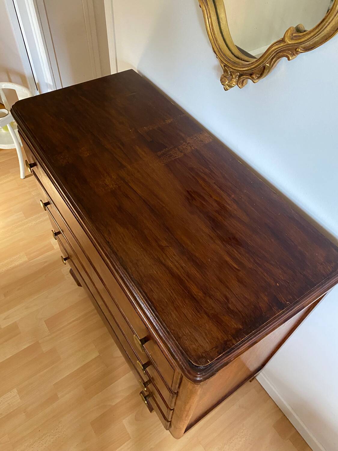 Old wooden chest of drawers