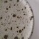 Set of two pyrite stoneware plates - natural mineral tones