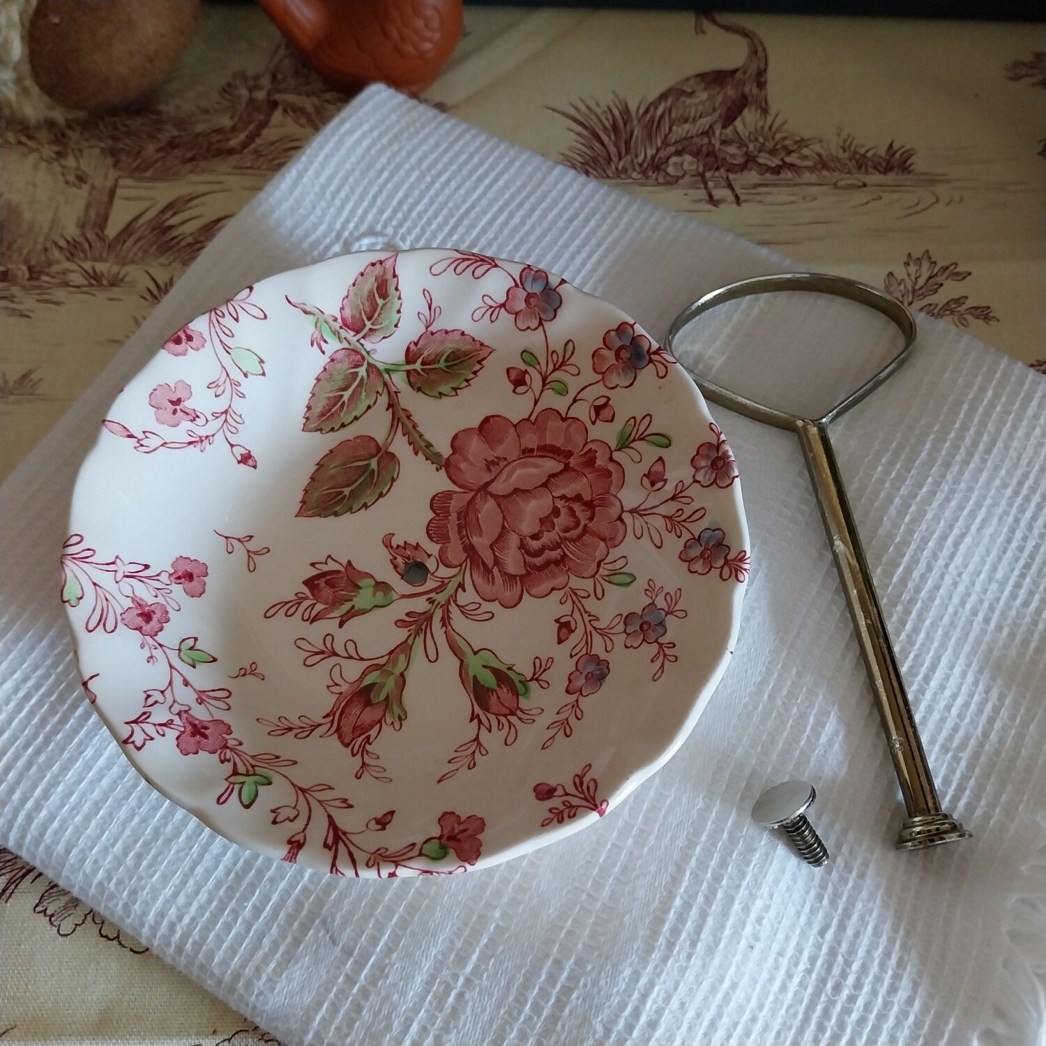 Johnson Bros Chintz model display bowl