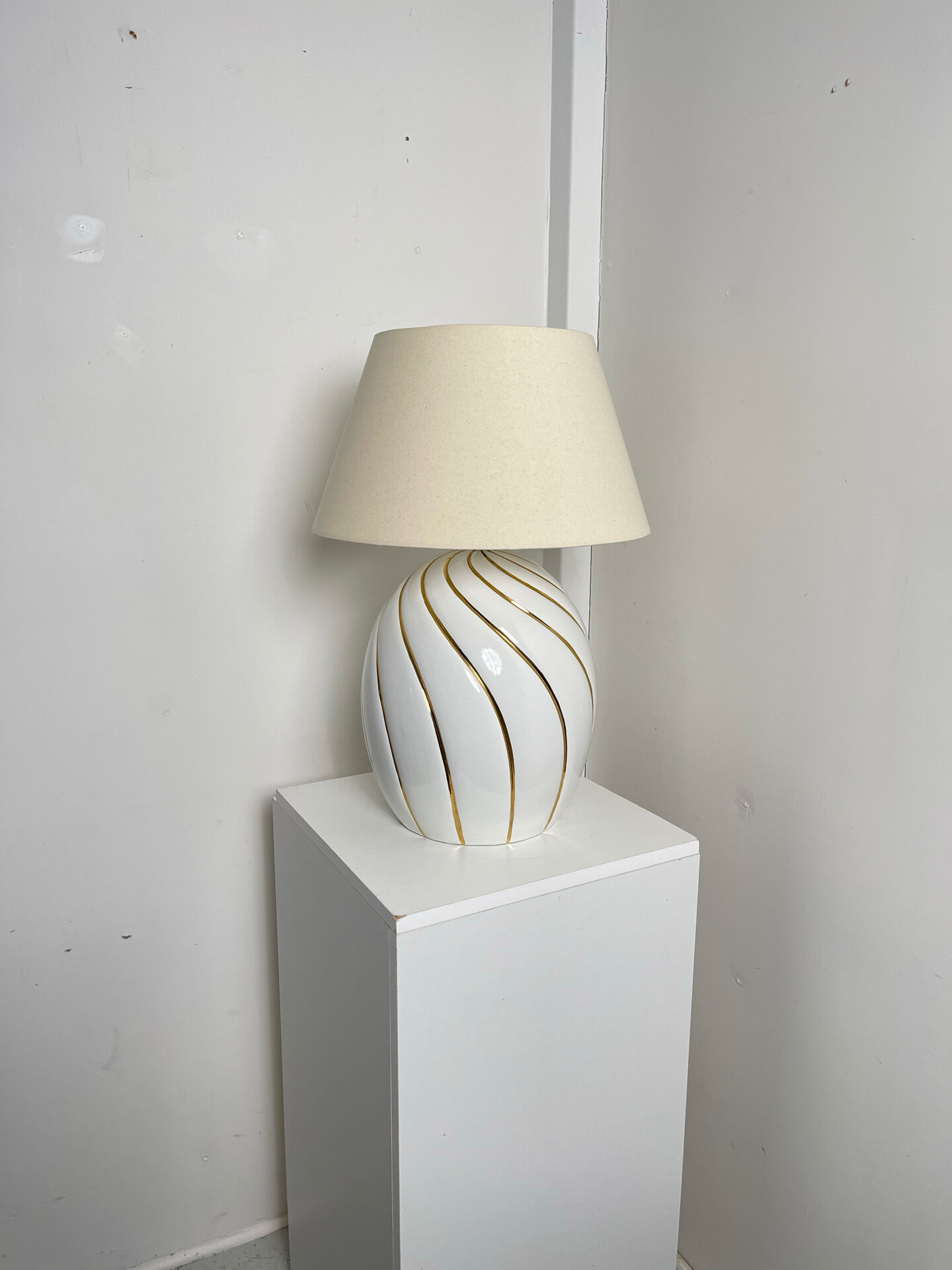 Lampe en céramique Italie 1970