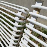 Meridian wrought iron bench Arras square garden