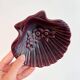 Ceramic shell soap dish or empty pocket