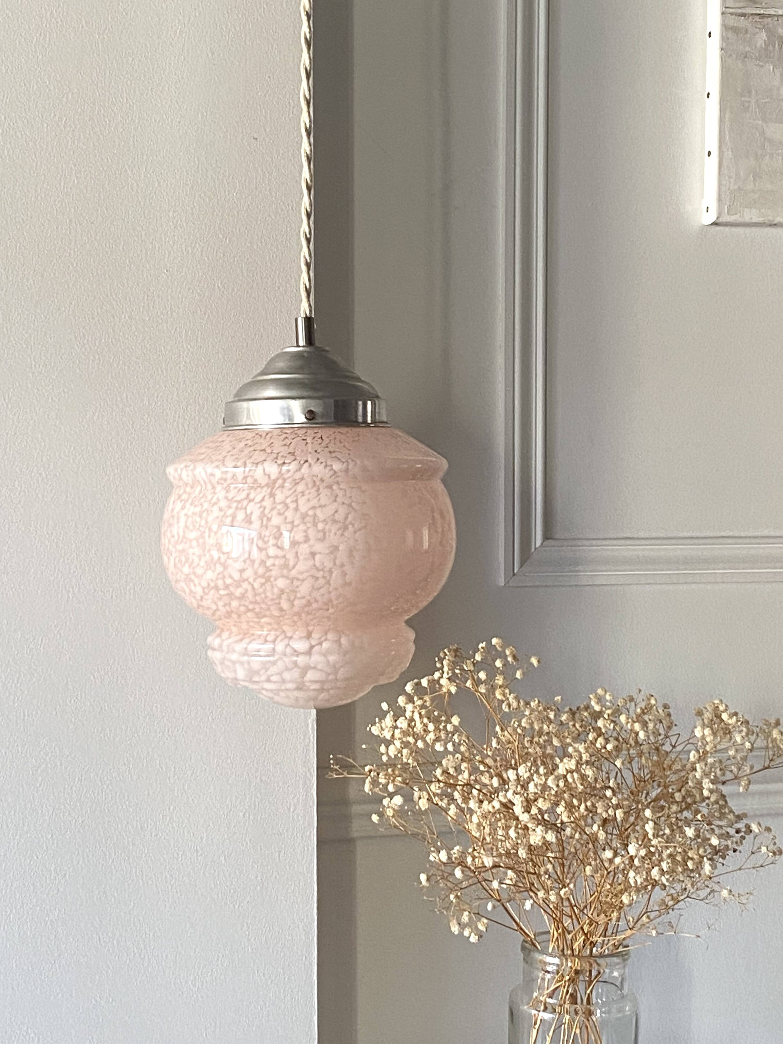 Suspension en verre de Clichy