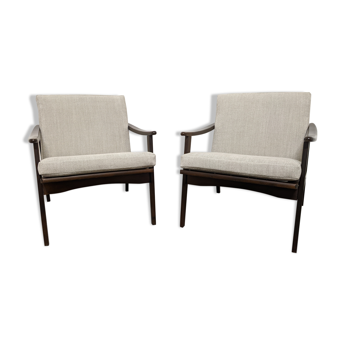 Paire de fauteuils vintage des années 50/60