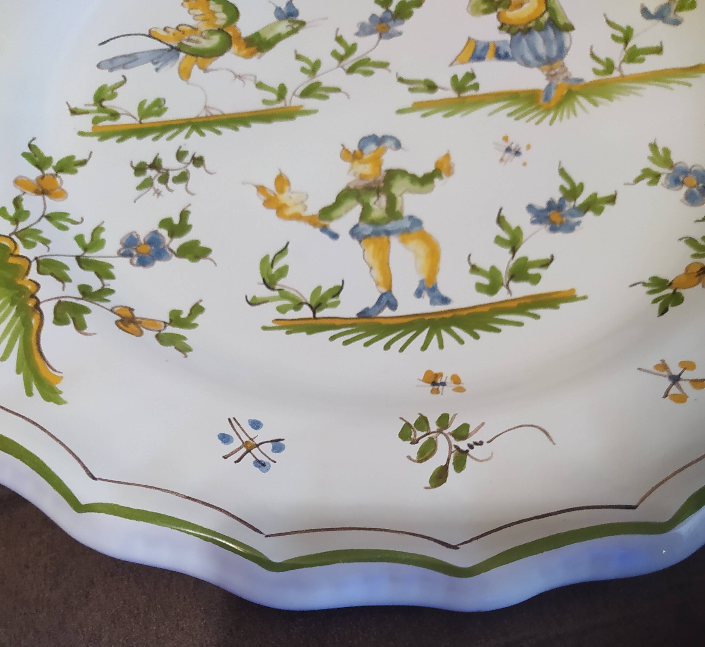 Assiette décorative Moutier