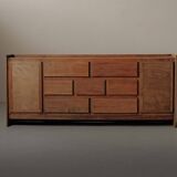 Meuble d’atelier en pin – Travail français des années 1970