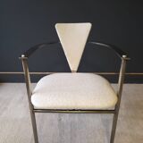 Chaise design Belgochrome vers 1980