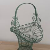 Wrought iron basket