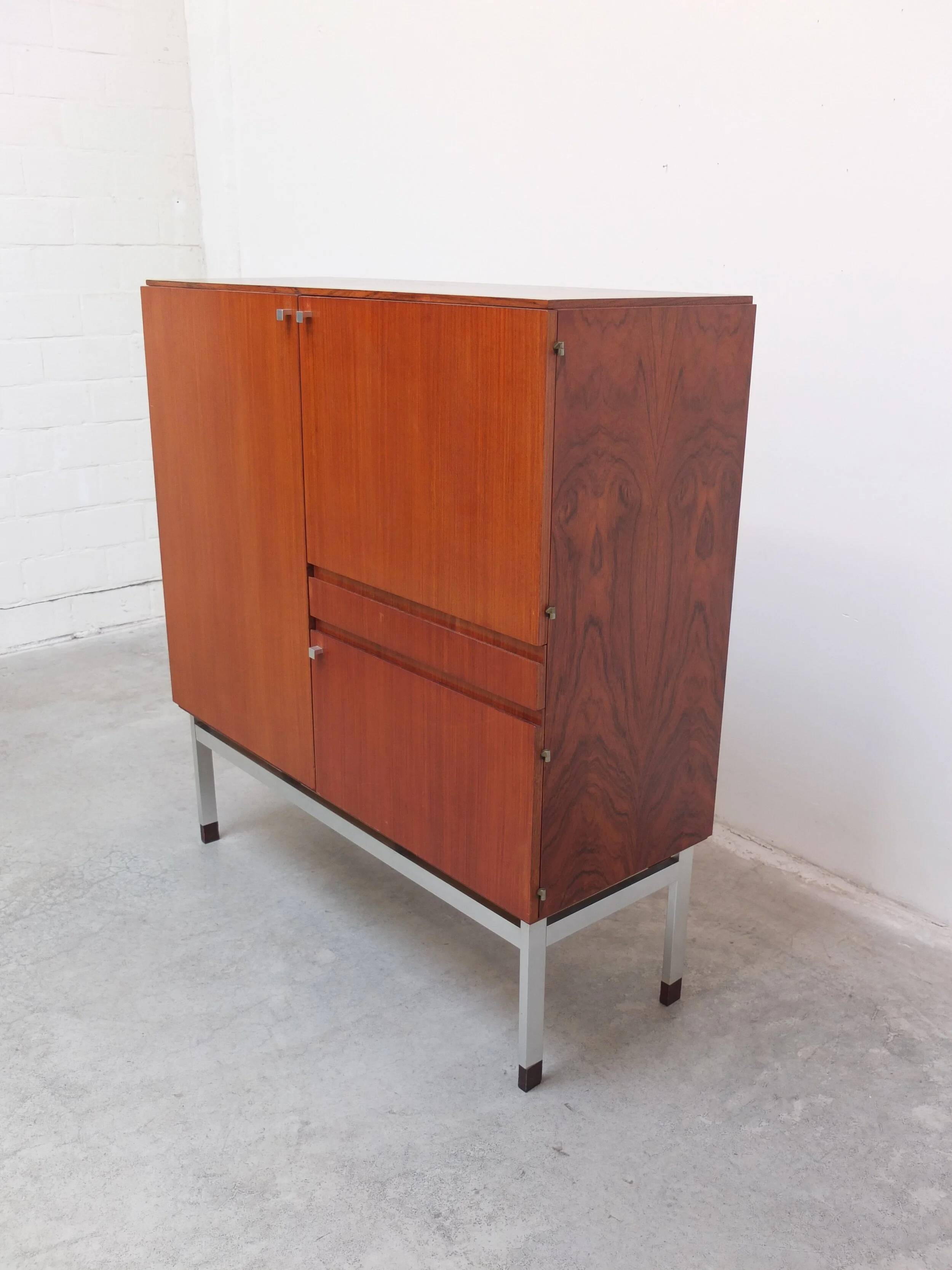Modernist bar cabinet by Werner Wölfers for V-Form, 1960s