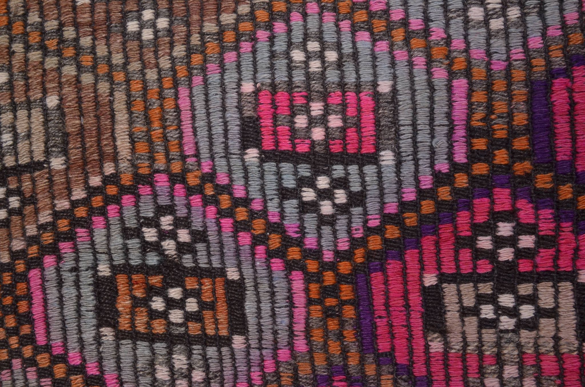 Tapis Kilim multicolore Oushak sku c258