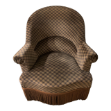 Fauteuil crapaud velours
